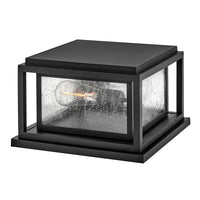 Clearwater Coastal Outdoor Pier Mount - Small - Black - Low Voltage (12v)
