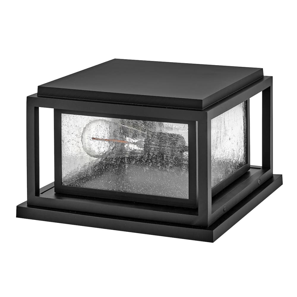 Clearwater Coastal Outdoor Pier Mount - Small - Black - Low Voltage (12v)