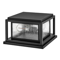Clearwater Coastal Outdoor Pier Mount - Small - Black - Low Voltage (12v)