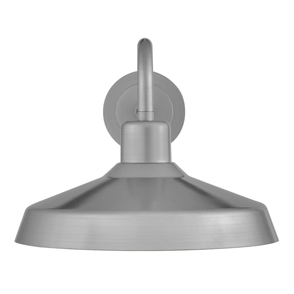 Forge Coastal Outdoor Wall Lantern  - Medium - Antique Brushed Aluminum