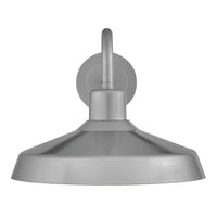 Forge Coastal Outdoor Wall Lantern  - Medium - Antique Brushed Aluminum