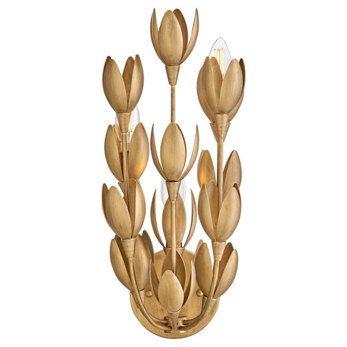 Flora Sconce - Burnished Gold