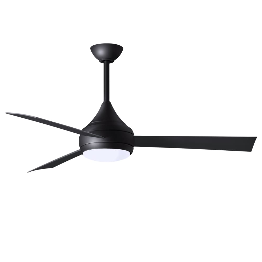 60 inch Indoor/Outdoor Ceiling Fan Without Light, 5 Blades 6-Speed-Reversible DC Motor Ceiling Fan for Patio Bedroom Living Room - Black YBB, image size:1000x1000