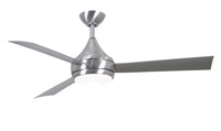 Donaire Marine Grade Stainless Steel Coastal Outdoor Fan - 52" Brushed Stainless