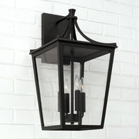 Capital Lighting Adair - 4 Light Outdoor Wall Lantern 947941BK Coastal Lighting