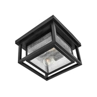 Hinkley Clearwater Coastal Outdoor Flush Mount - Black 741003BK Coastal Lighting