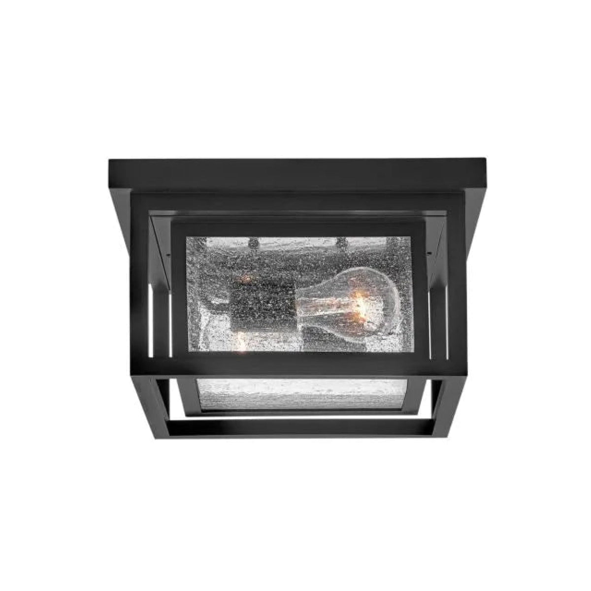 Hinkley Clearwater Coastal Outdoor Flush Mount - Black 741003BK Coastal Lighting