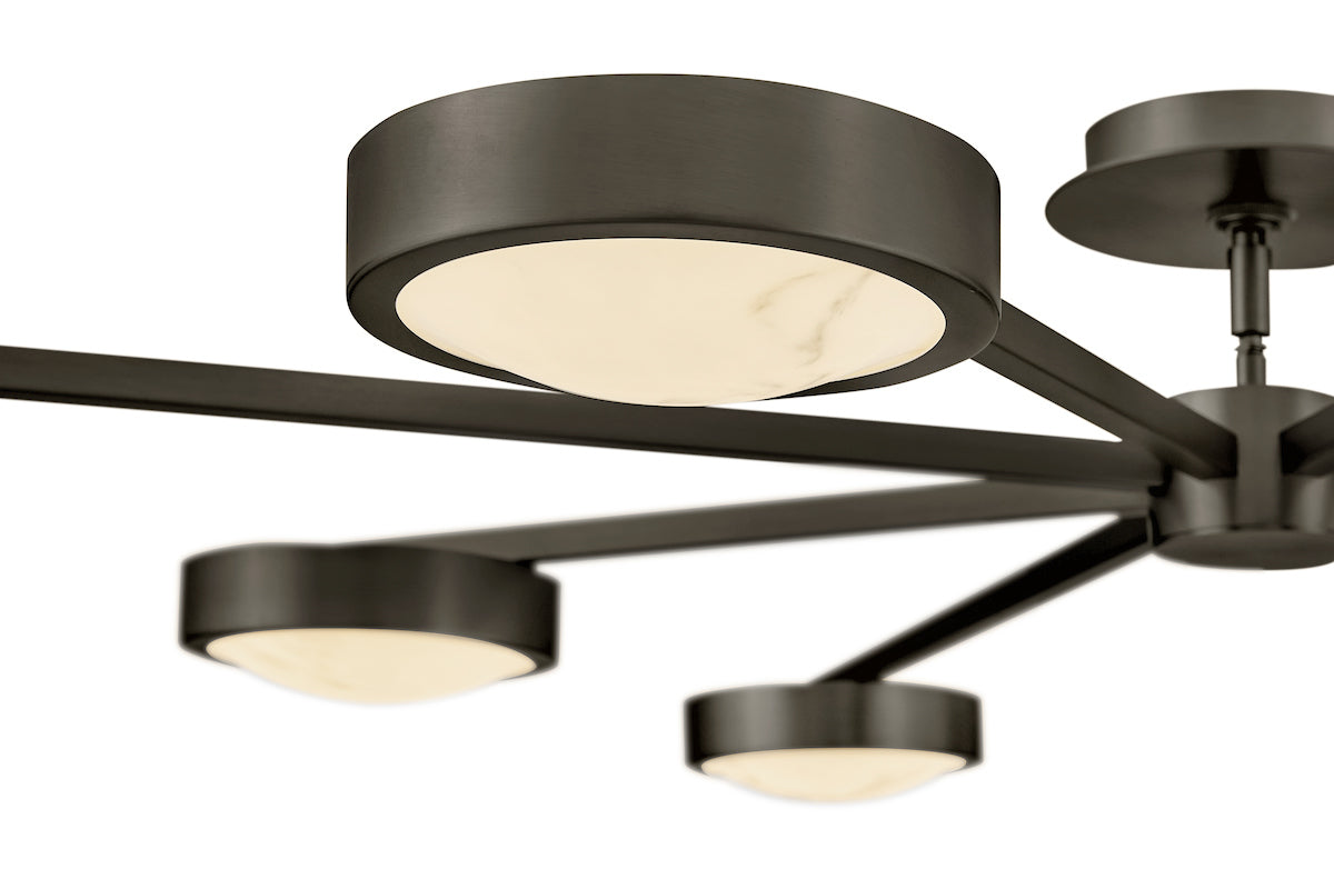 Cava Chandelier/Semi-Flush Mount - Black