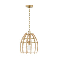 Capital Lighting Wren 1 Light Pendant 344111MA Coastal Lighting