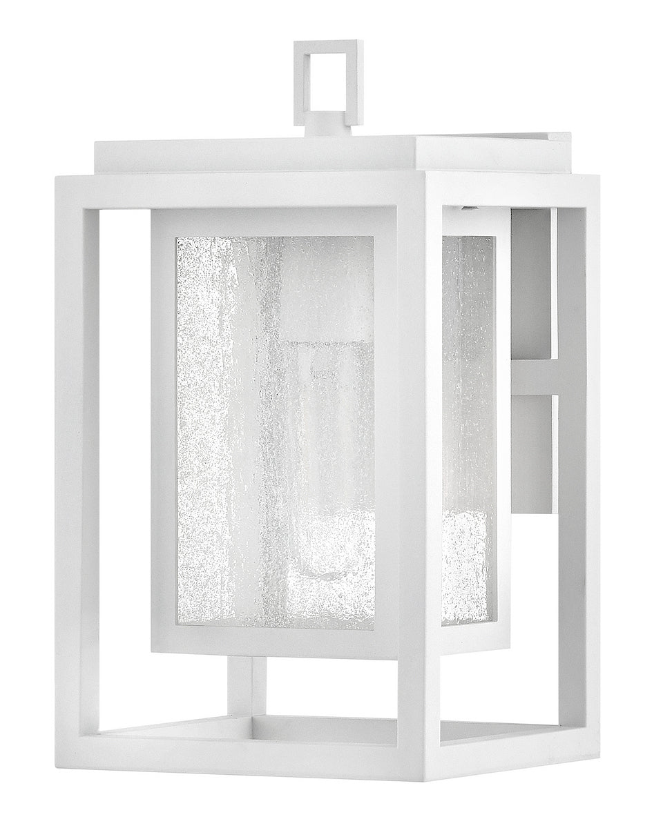 Clearwater Coastal Outdoor Wall Lantern - Small 12" - Textured White