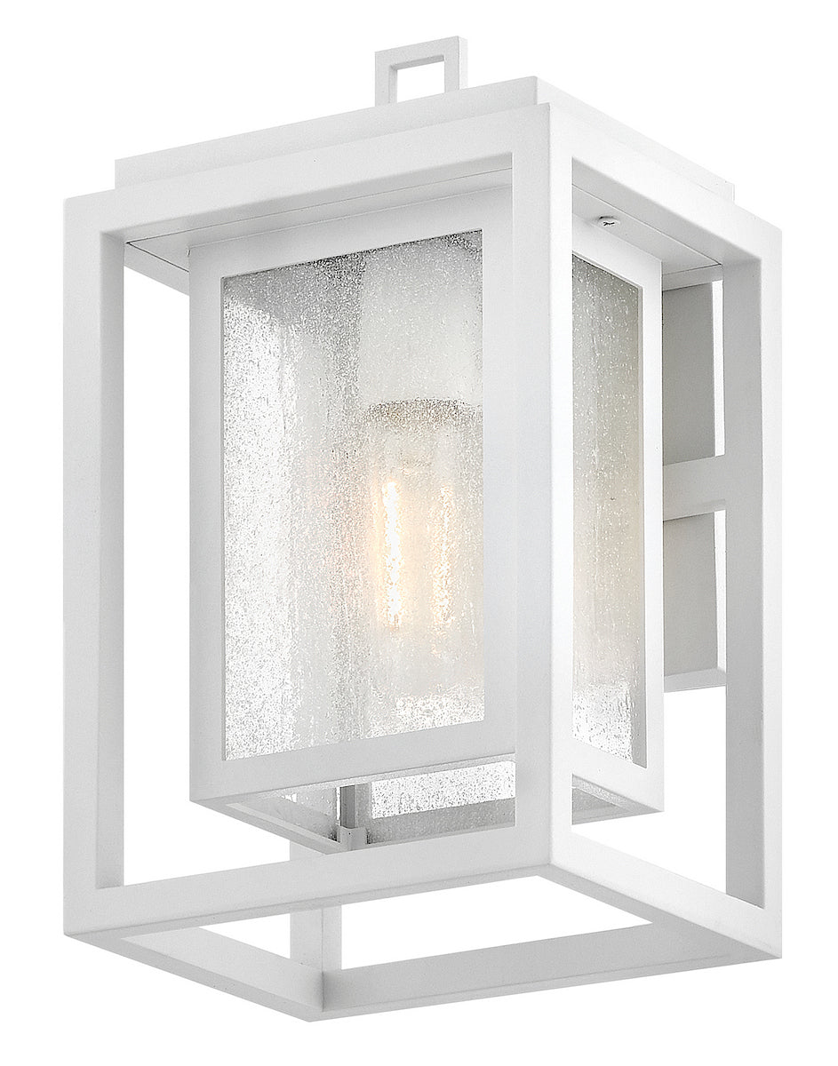 Clearwater Coastal Outdoor Wall Lantern - Small 12" - Textured White