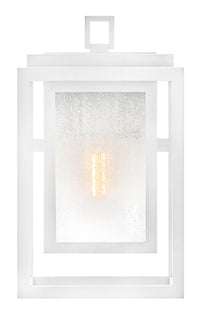 Clearwater Coastal Outdoor Wall Lantern - Small 12" - Textured White