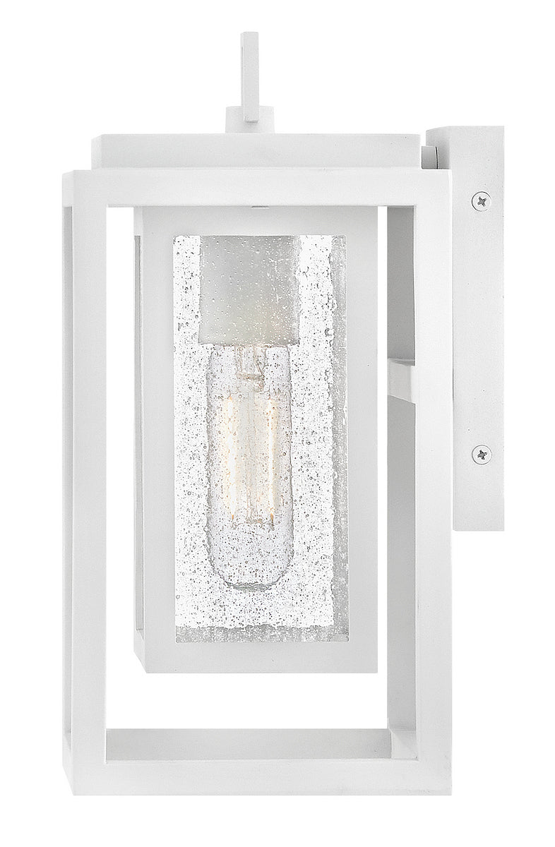 Clearwater Coastal Outdoor Wall Lantern - Small 12" - Textured White