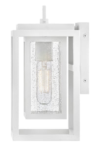 Clearwater Coastal Outdoor Wall Lantern - Small 12" - Textured White
