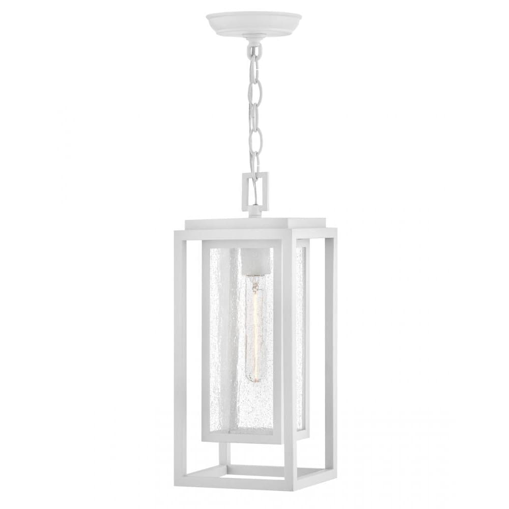 Clearwater Coastal Outdoor Pendant - Textured White