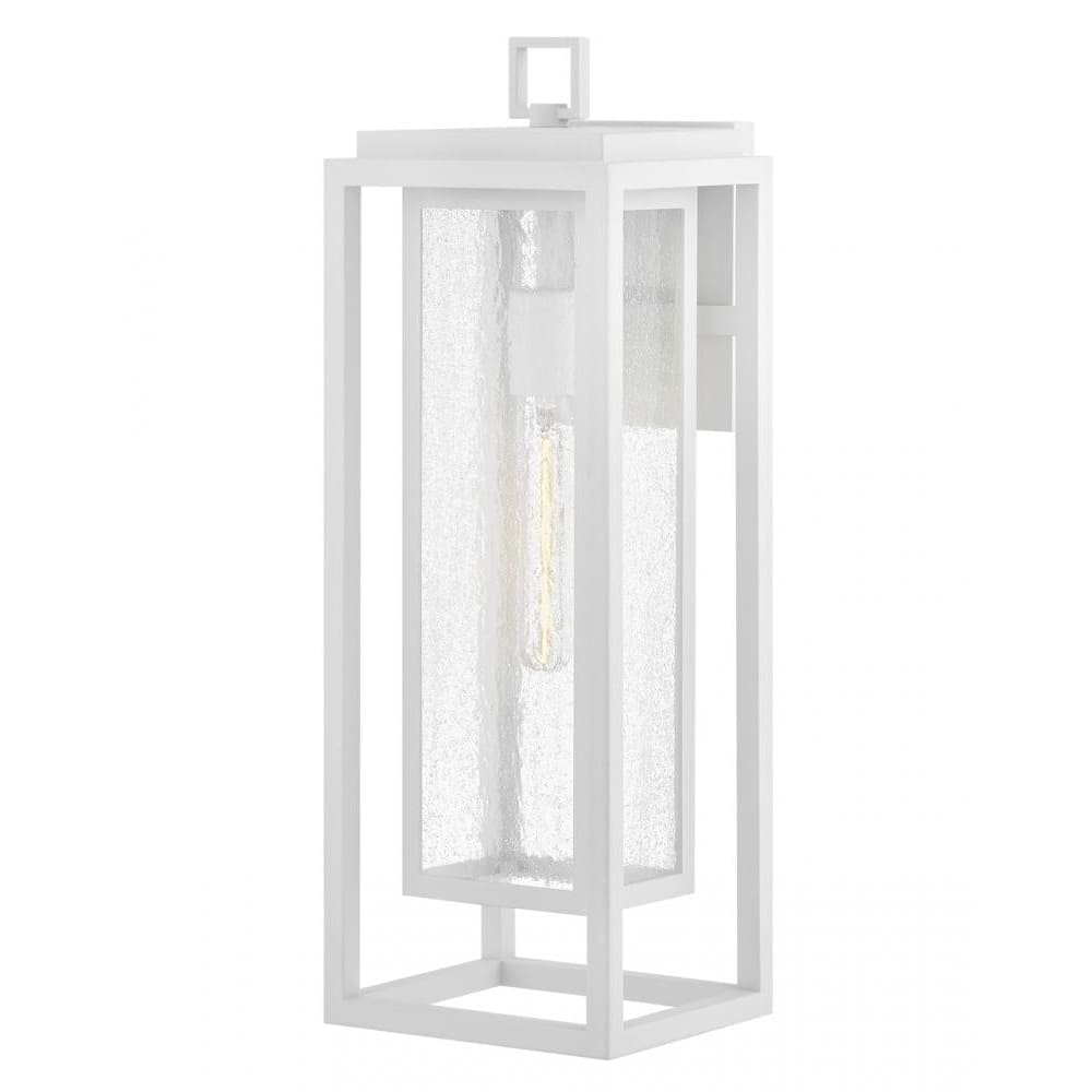 Clearwater Coastal Outdoor Wall Lantern - Large 20" - Textured White