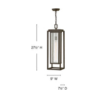 Clearwater Coastal Outdoor Pendant - Large - Oil Rubbed Bronze