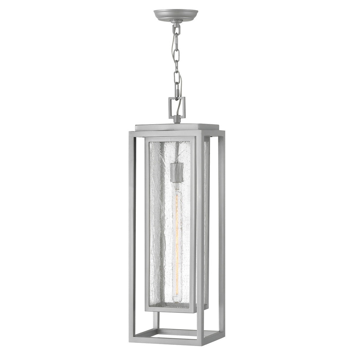 Clearwater Coastal Outdoor Pendant - Large - Satin Nickel