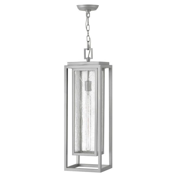 Clearwater Coastal Outdoor Pendant - Large - Satin Nickel