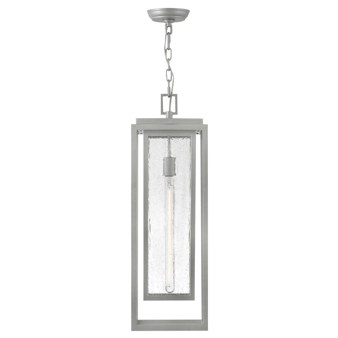 Clearwater Coastal Outdoor Pendant - Large - Satin Nickel