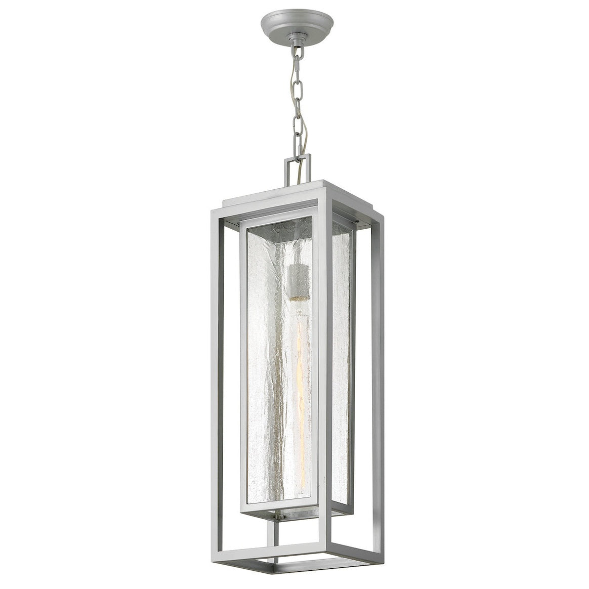 Clearwater Coastal Outdoor Pendant - Large - Satin Nickel