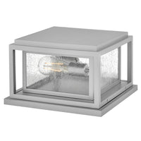 Clearwater Coastal Outdoor Pier Mount - Small - Satin Nickel - Low Voltage (12v)