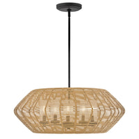 Luca Convertible Drum Chandelier - Medium - Camel