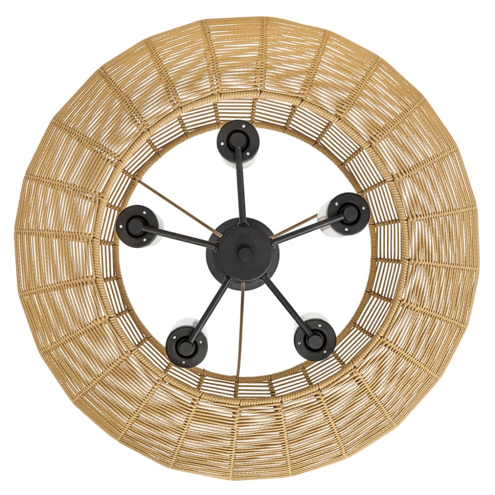 Luca Convertible Drum Chandelier - Medium - Camel