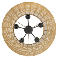 Luca Convertible Drum Chandelier - Medium - Camel