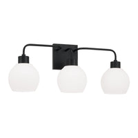 Tanner 3 Light Vanity - Black