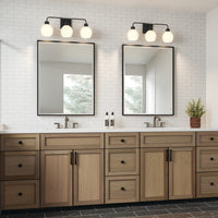 Tanner 3 Light Vanity - Black