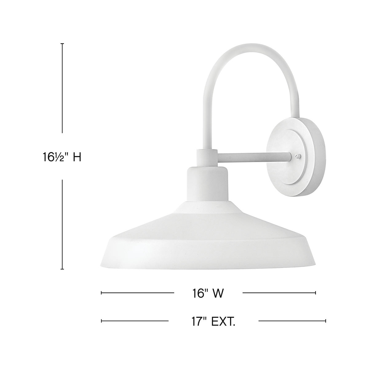 Forge Coastal Outdoor Wall Lantern  - Large - White