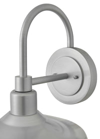 Forge Coastal Outdoor Wall Lantern  - Medium - Antique Brushed Aluminum
