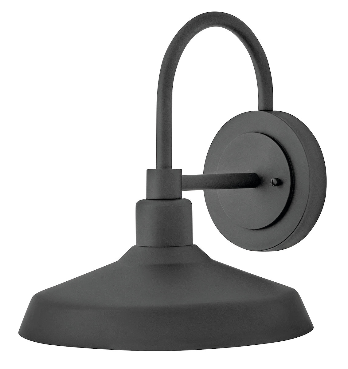 Forge Coastal Outdoor Wall Lantern  - Medium - Black