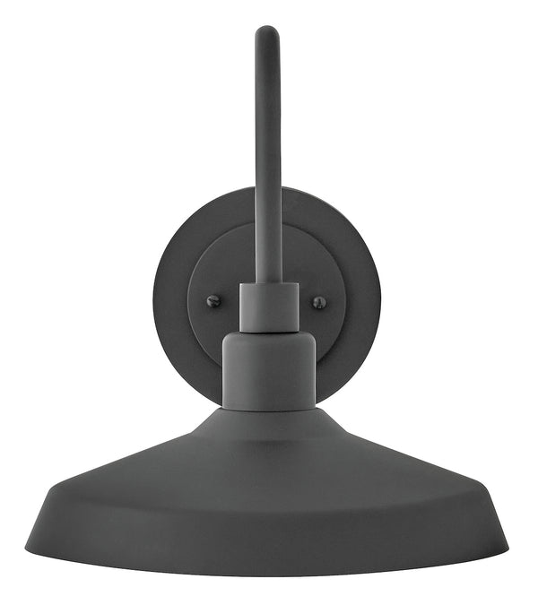 Forge Coastal Outdoor Wall Lantern  - Medium - Black