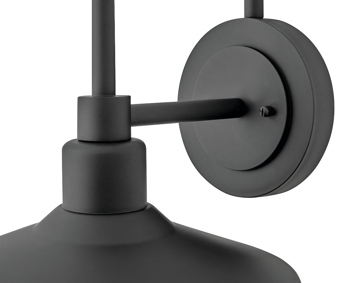 Forge Coastal Outdoor Wall Lantern  - Medium - Black