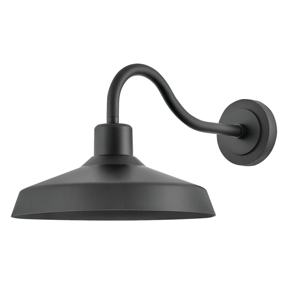 Forge Coastal Outdoor Wall Lantern  - Medium - Black