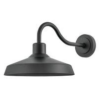 Forge Coastal Outdoor Wall Lantern  - Medium - Black