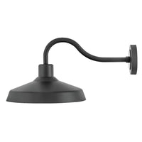 Forge Coastal Outdoor Wall Lantern  - Medium - Black