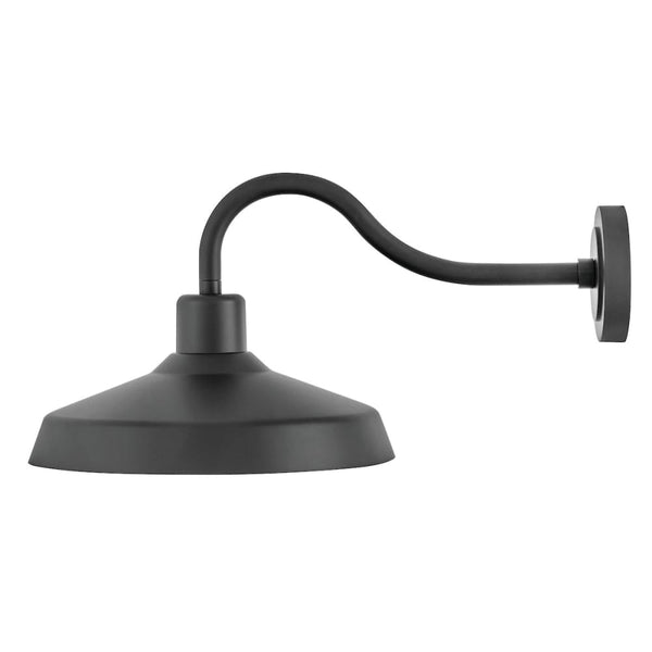 Forge Coastal Outdoor Wall Lantern  - Medium - Black