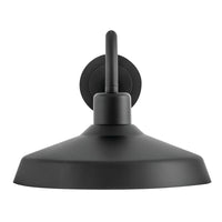 Forge Coastal Outdoor Wall Lantern  - Medium - Black