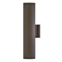 Silo Coastal Outdoor Wall Mount Up/Down Light - 20" - Bronze