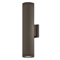 Silo Coastal Outdoor Wall Mount Up/Down Light - 20" - Bronze