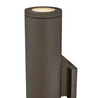 Silo Coastal Outdoor Wall Mount Up/Down Light - 20" - Bronze