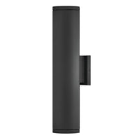 Silo Coastal Outdoor Wall Mount Up/Down Light - 20" - Black