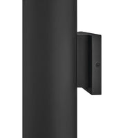 Silo Coastal Outdoor Wall Mount Up/Down Light - 20" - Black
