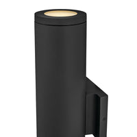 Silo Coastal Outdoor Wall Mount Up/Down Light - 20" - Black