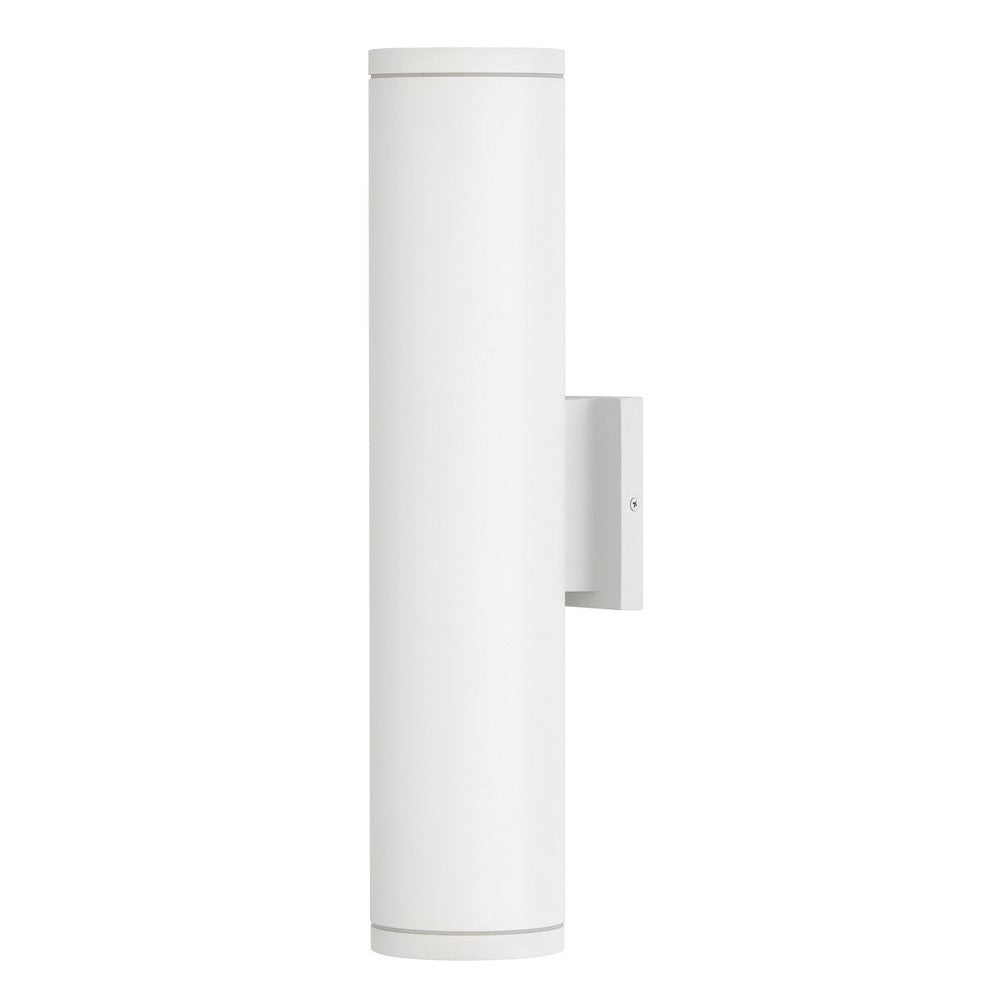 Silo Coastal Outdoor Wall Mount Up/Down Light - 20" - White