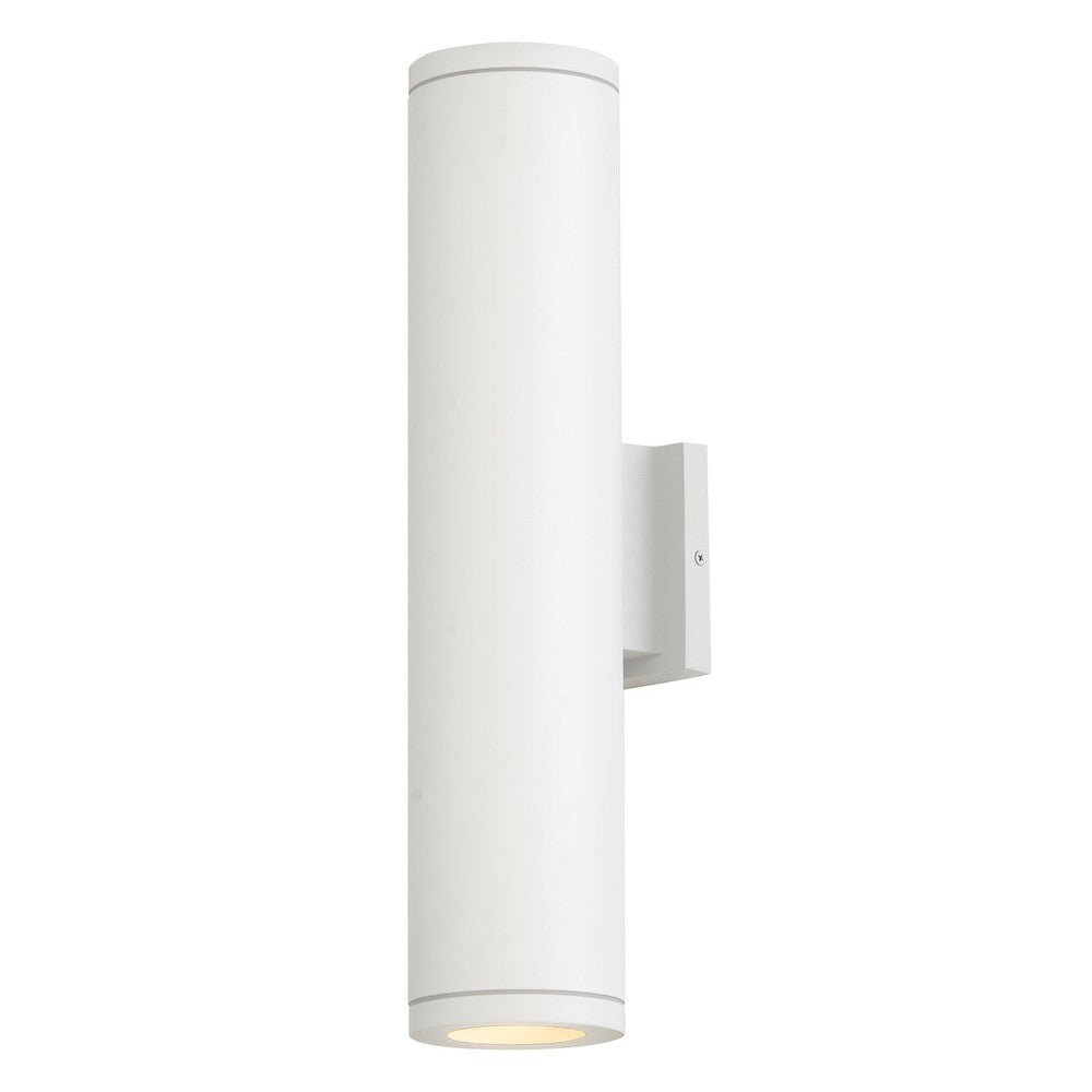 Silo Coastal Outdoor Wall Mount Up/Down Light - 20" - White