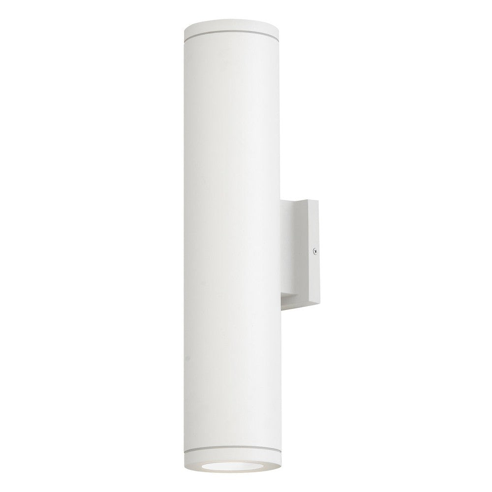 Silo Coastal Outdoor Wall Mount Up/Down Light - 20" - White